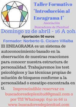 Taller Formativo Asociación Buscadores de Plenitud