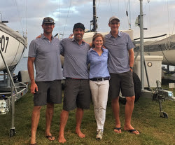 J/70 Vineyard Vines team