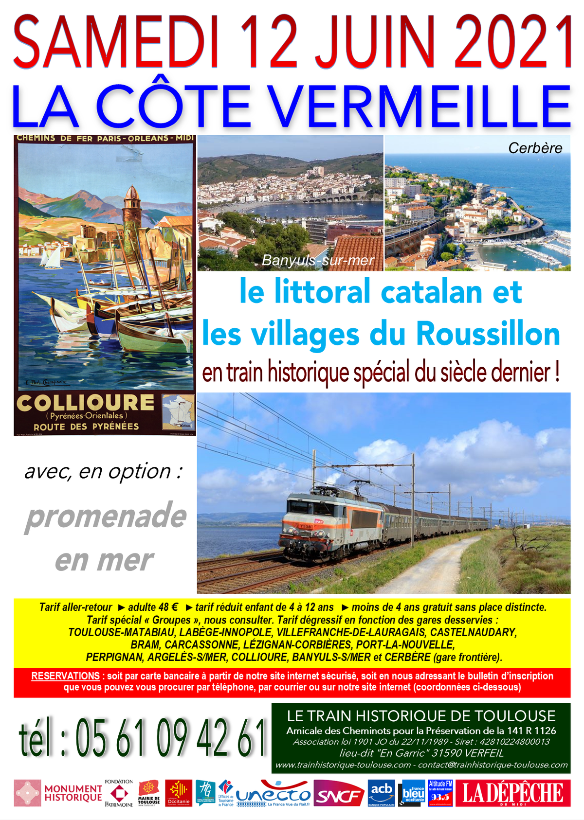 Affiche LA CÔTE VERMEILLE 12 JUIN 2021
