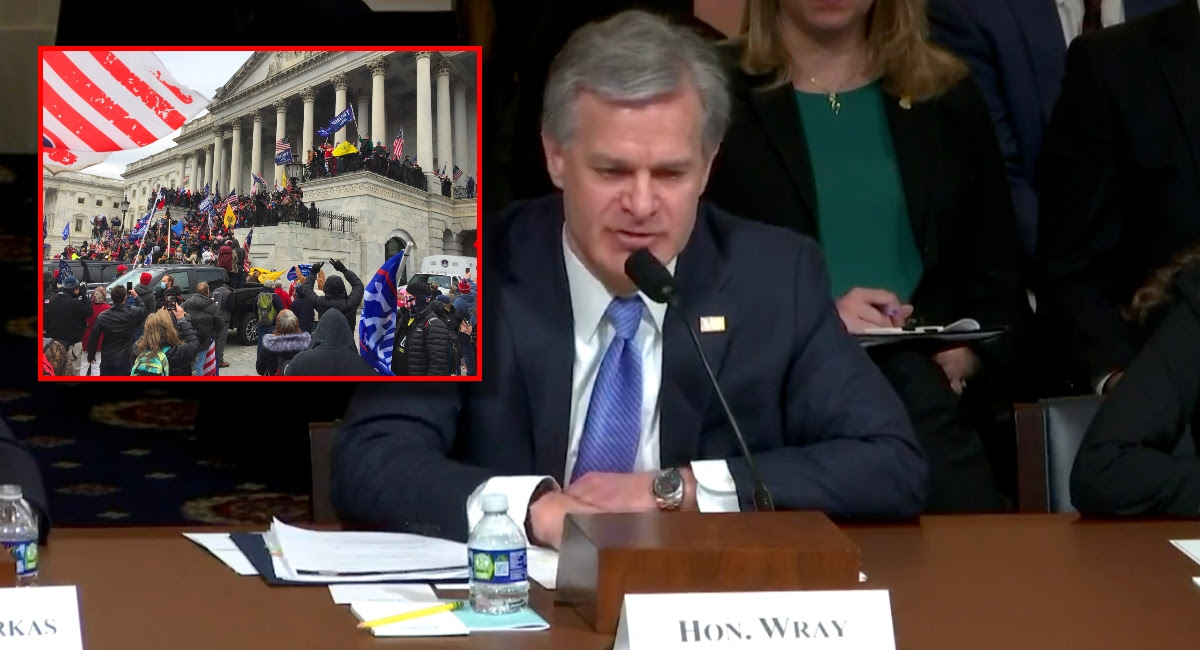 FBI Director Wray Refuses To Say Whether His Operatives Went To Jan 6 Dressed As Trump Supporters