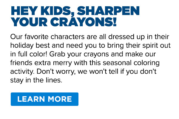 Hey Kids, Sharpen Your Crayons!