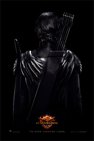 Cartel teaser de Katniss como Guerrera Rebelde del Distrito 13