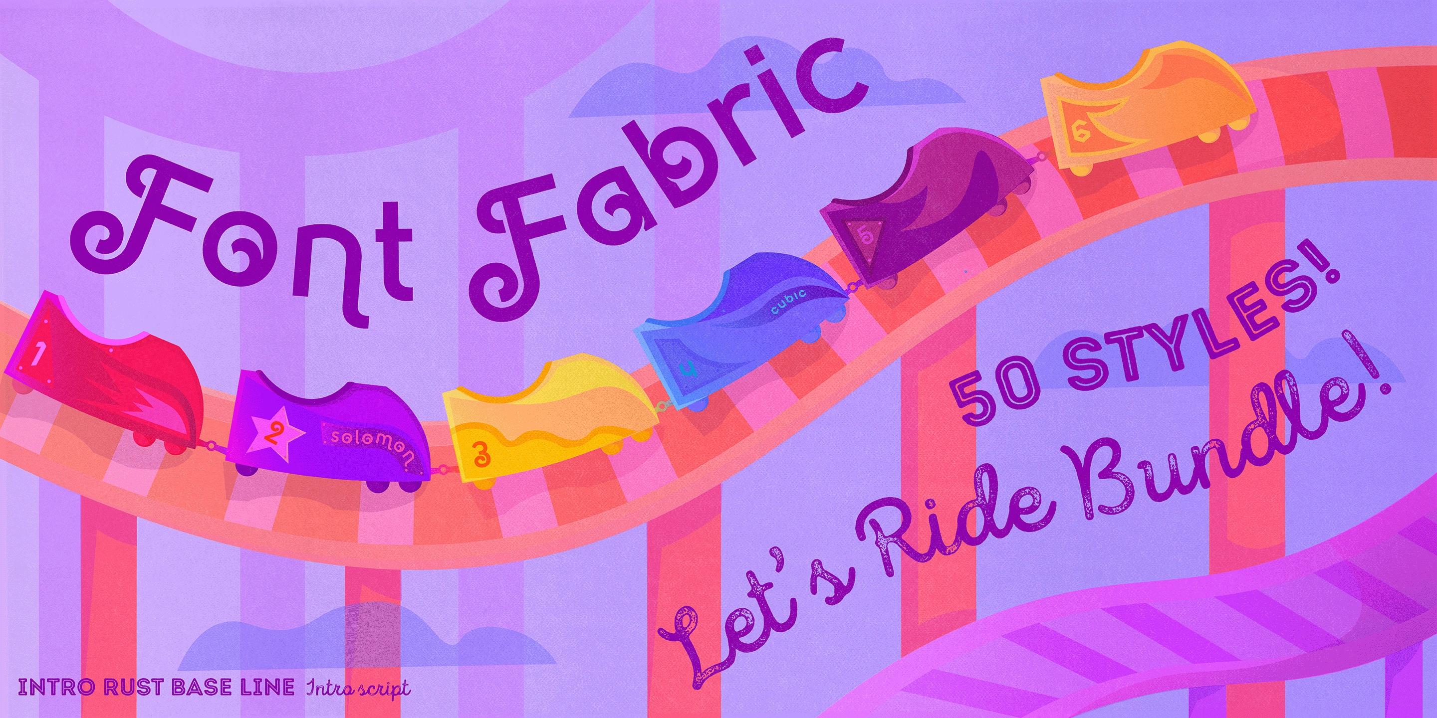 Let's Ride Bundle
by Fontfabric