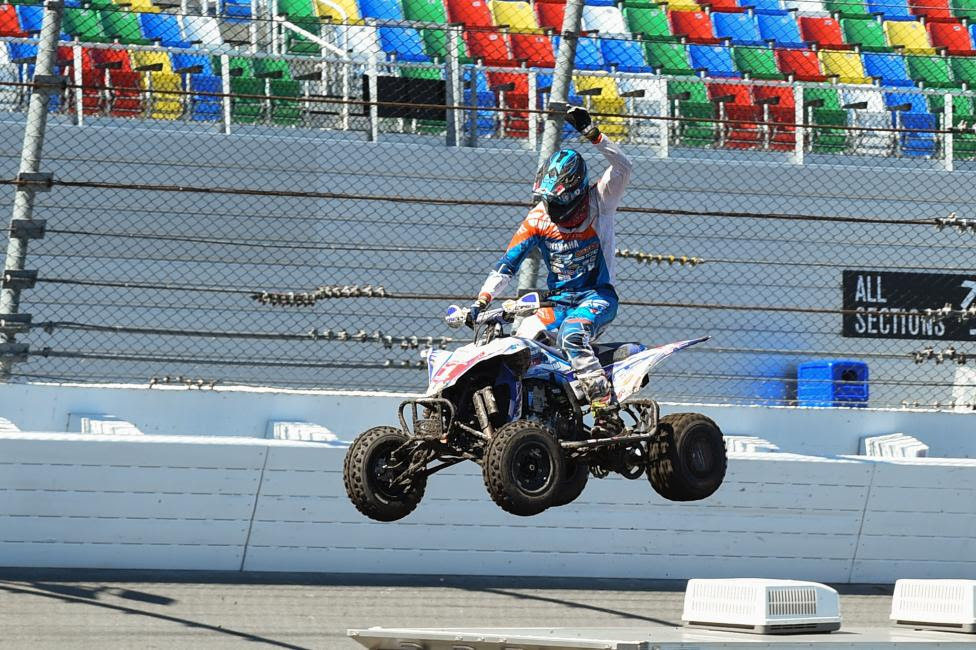 Chad Wienen captured the first win of the season, along with the AMA No. 1 plate.