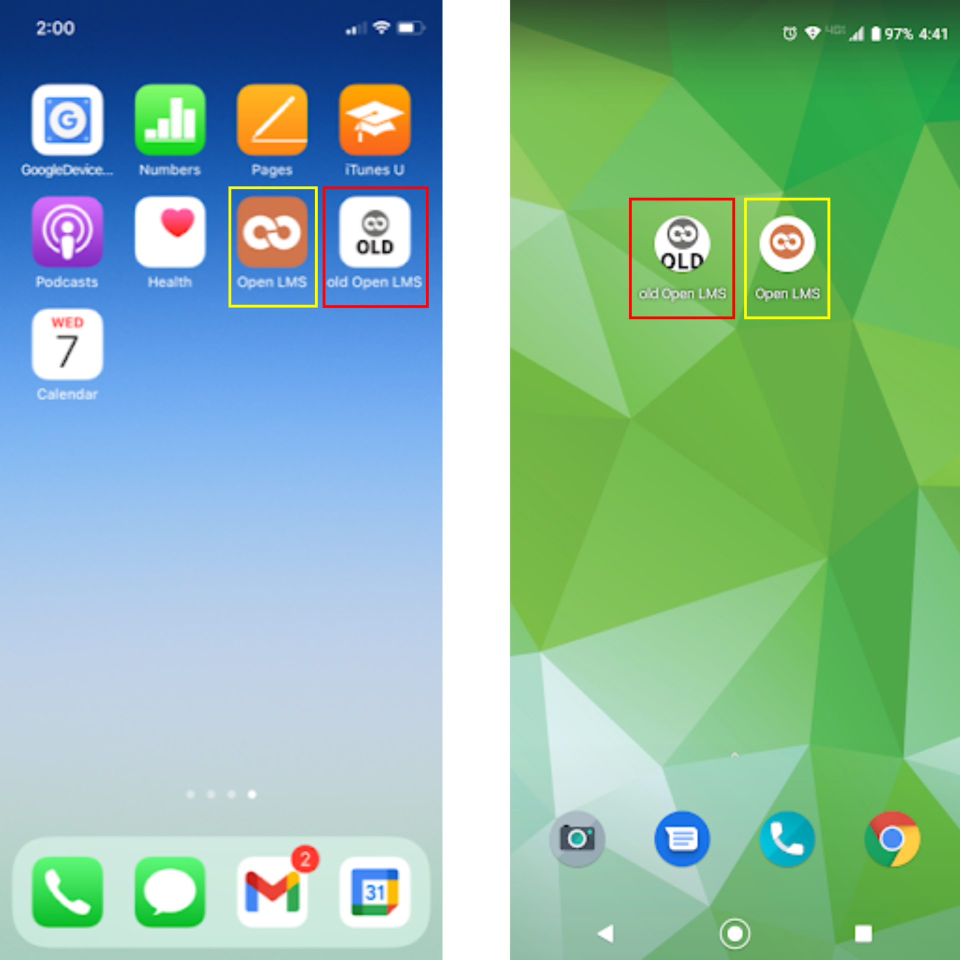 Screenshots of App Icons