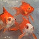 3 Goldfish - Posted on Tuesday, November 25, 2014 by Elaine Juska Joseph