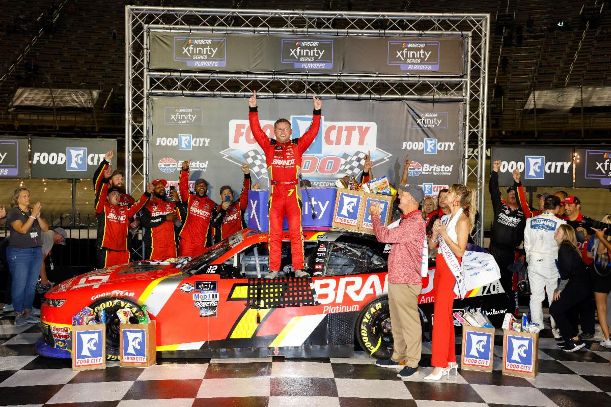 I couldn't ask for much more' - Denny Hamlin on leaving Talladega with a  50-point cushion on the cutoff in the Yellawood 500