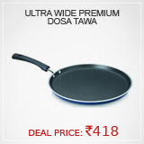 Ultra Wide Premium Dosa Tawa - 315mm
