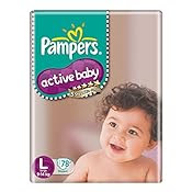 Pampers Active Baby Large Size Diapers (78 count)