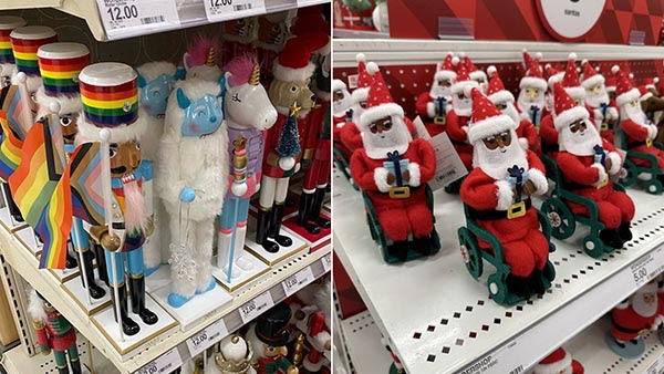 Target Caught Selling Woke Christmas Decorations