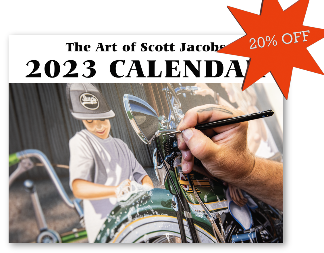 2023 calendar art by scott jacobs