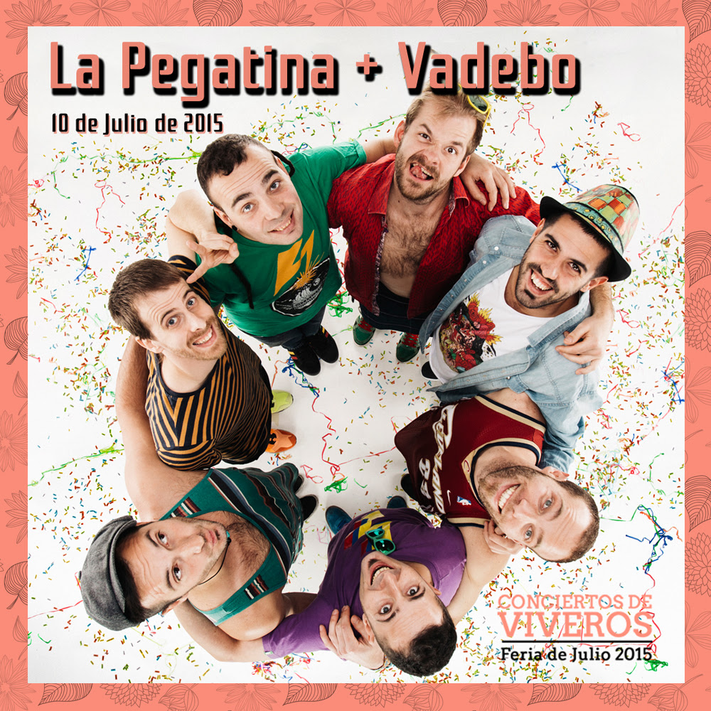 Concierto La pegatina + Vadebo en los conciertos de viveros 2015