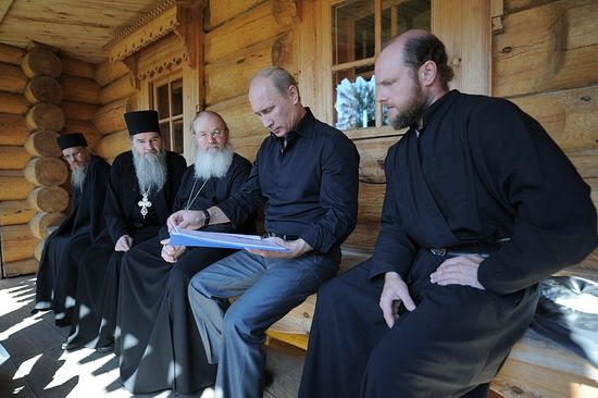 Во время одной из своих поездок на Валаам, с игуменом и братией святой обители