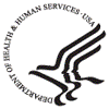 HHS black white logo