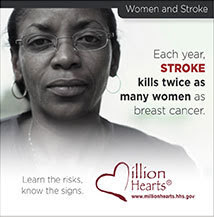 Each year, stroke kills twice as many women as breast cancer. Learn the risks, know the signs.