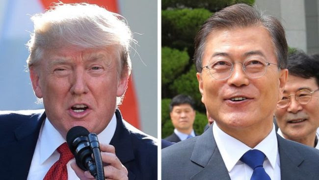 South Korean President: Trump 'Should Win the Nobel
Peace Prize'