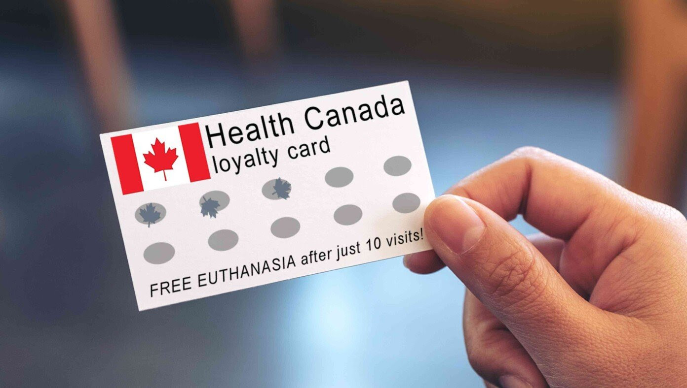 Canadian Healthcare System Introduces Punch Card Where On Your 10th Visit You Get Free Suicide