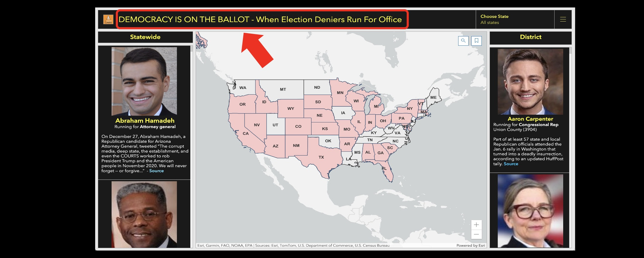 Election deniers run