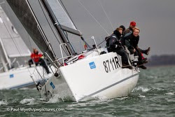 J/111 sailing Hamble Winter Series