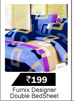 Furnix Designer Double Bed Sheet + 2 Pillow Covers D.No. 1121