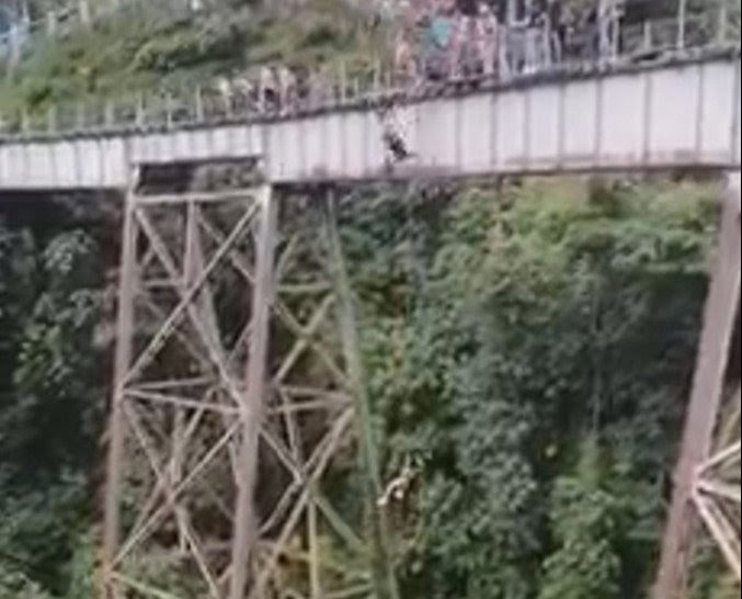 Woman plunges 164 feet to death in tragic bungee-jumping accident