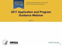 NHSC Scholarship Application Webinar