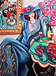 Fine Art Giclee Print Inspired by Matisse by k Madison Moore - Posted on Tuesday, April 7, 2015 by K. Madison Moore