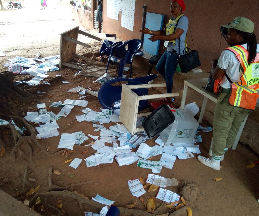 Rivers REC confirms election disruptions in few areas 2 (Twitter @MobilePunch)