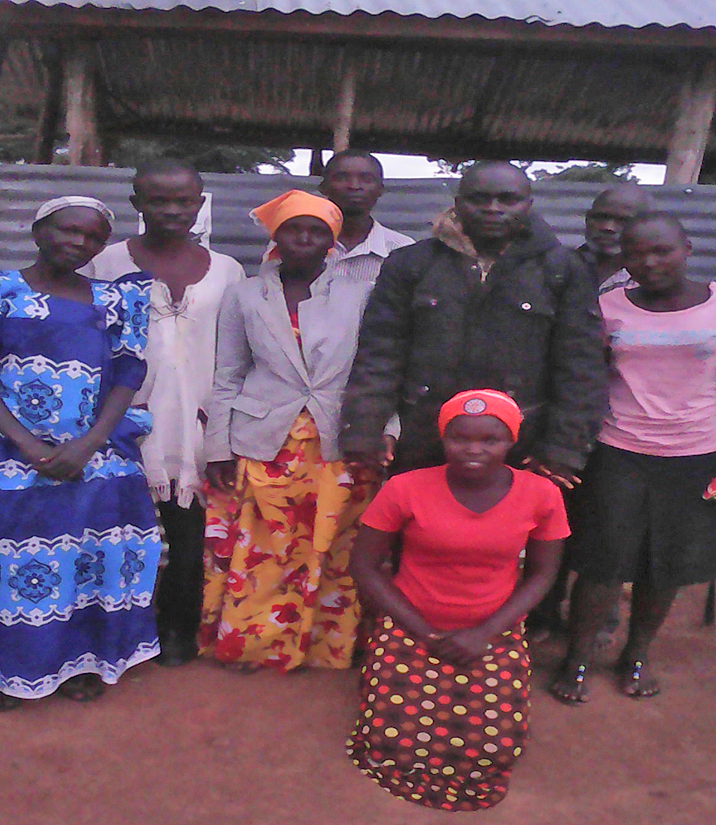  Church members who prayed for Hassan Muwanguzi in eastern Uganda. (Morning Star News)