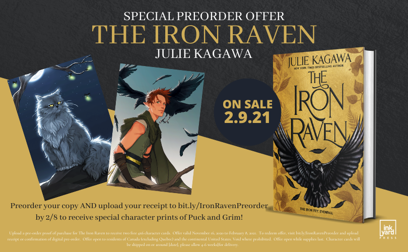 Special Preorder Offer for the Iron Raven by Julie Kagawa