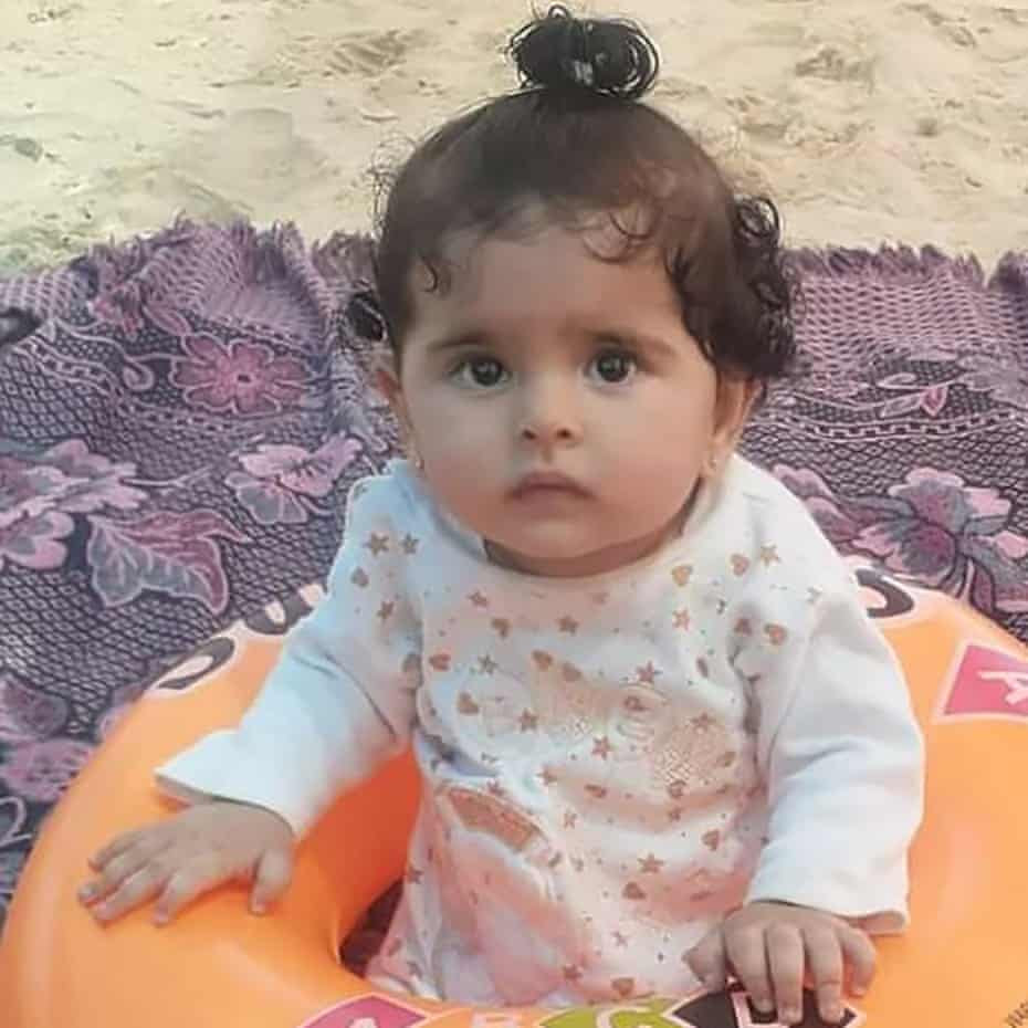 Fatima al-Masri died in Gaza on Friday. ‘I wish I had died as well,’ said her father.