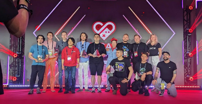 The winners of the DevGAMM awards, 2023.