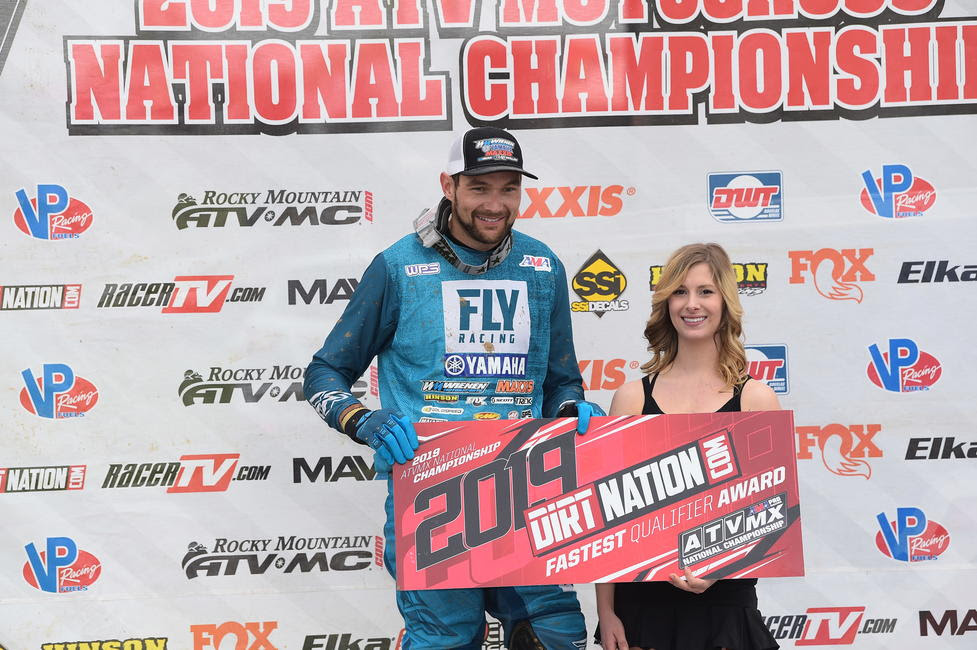 Chad Wienen also earned the DirtNation.com Fastest Qualifier Award.