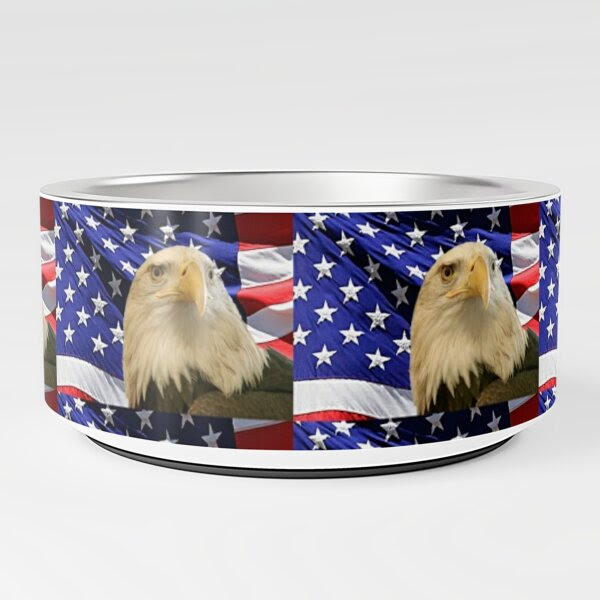 American Bald Eagle and Flag, RBSSG