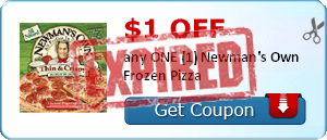 $1.00 off any ONE (1) Newman's Own Frozen Pizza