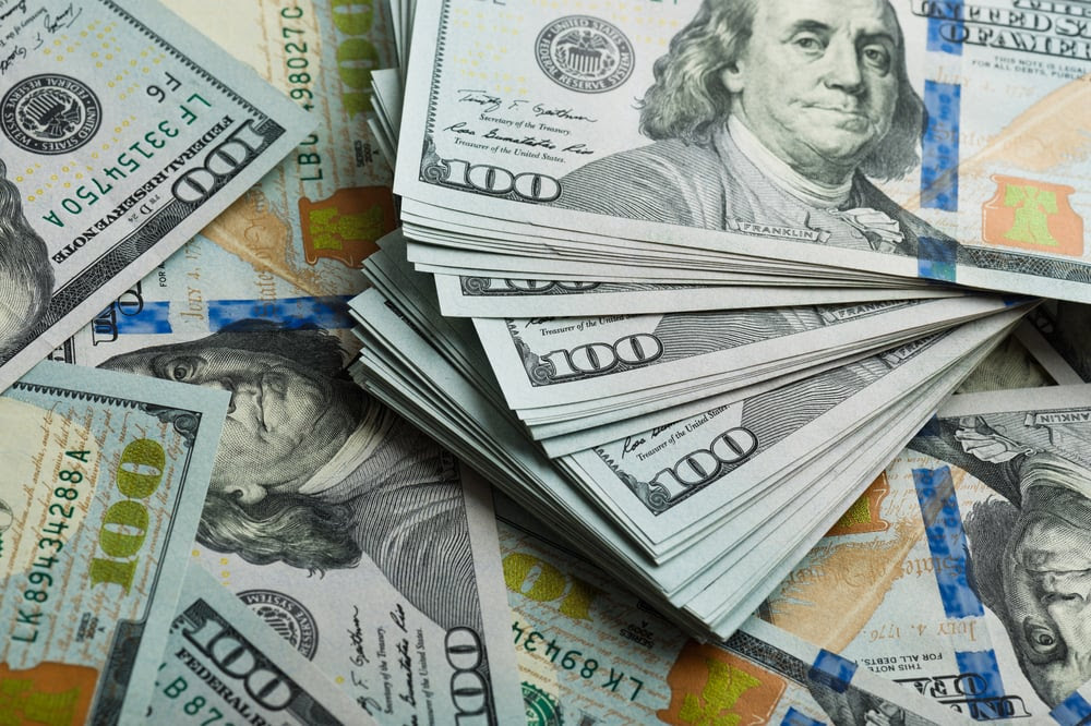 stacks of money stacks of money