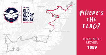 og flag relay team rwb 1089 miles