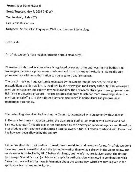 Norwegian Medicines Agency FOI reply on Imidacloprid 24 June 2021 #2