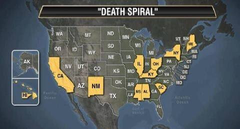 The New Welfare Map: Welcome to the Death Spiral