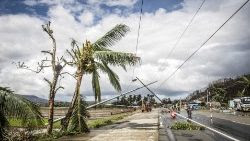 Il danni del tifone che si è abbattuto sulle Filippine