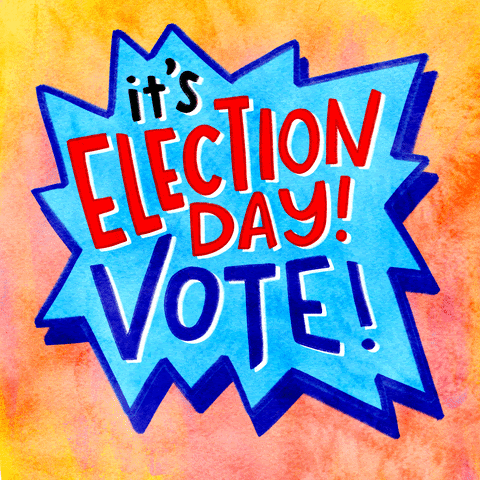 It's election day! Vote!