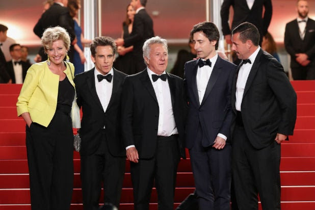 z Stories Cannes Emma Thompson Ben Stiller Dustin Hoffman Noah Baumbach Adam Sandler