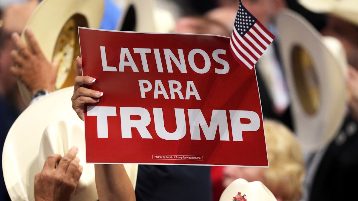 WATCH: Group Of Latinos Near Southern Border Campaigning Hard For Trump Re-Election