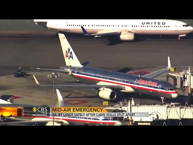 American Airliner Boeing 757 Headed for Dallas, the Cabin Walls Split Apart IN FLIGHT!  (Video) Must See!