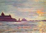 Venetian Sunset - Posted on Thursday, January 8, 2015 by Louisa Calder