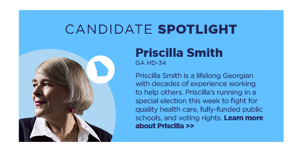Candidate Spotlight: Priscilla Smith, GA HD-34