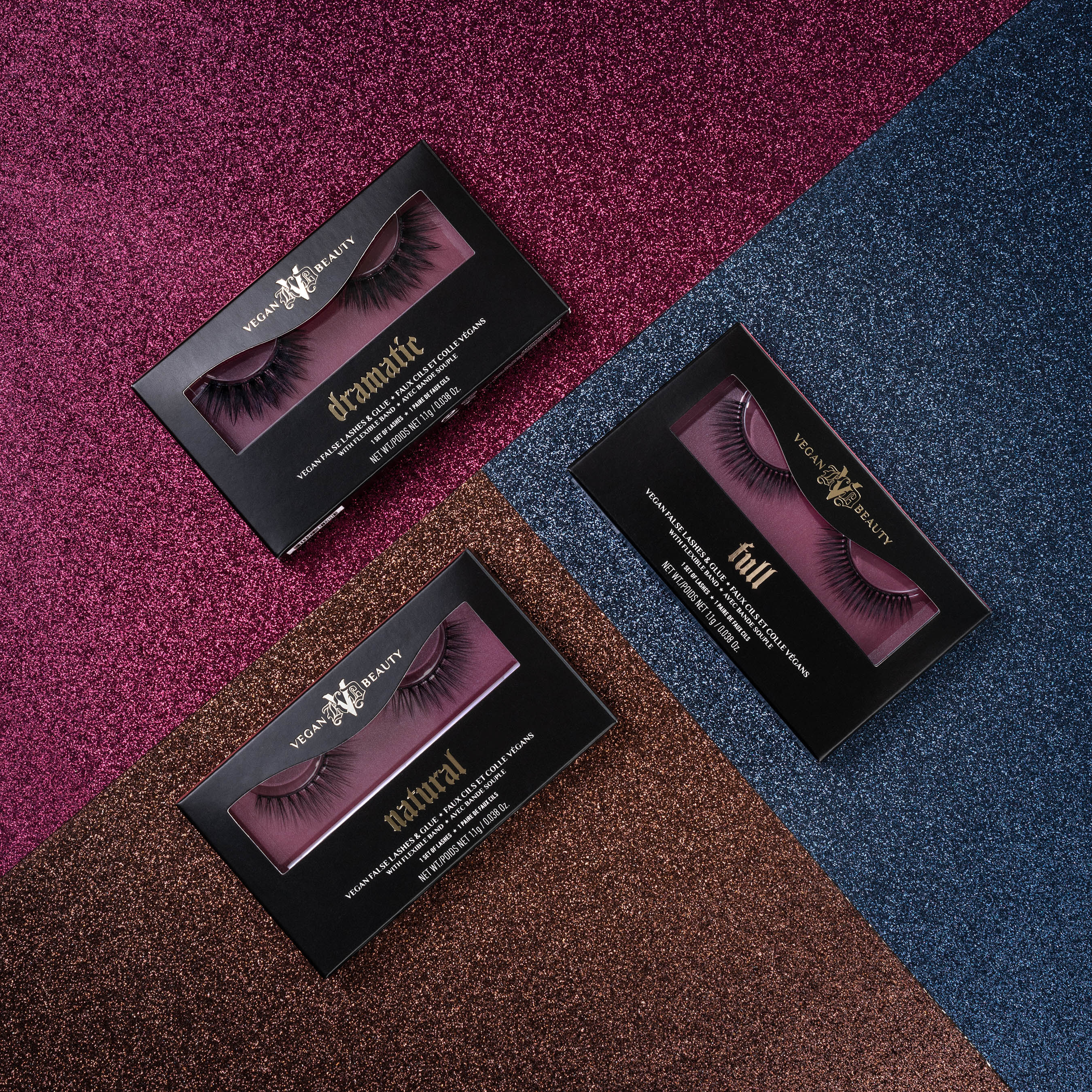 KVD Vegan Beauty Go Big or Go Home Vegan Lashes - made to fit anyone’s personal style, these falsies come in three eye-enhancing designs including Dramatic, Natural, or Full Volume.