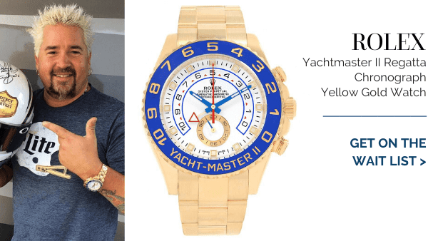 Rolex Yacht-Master II on Guy Fieri