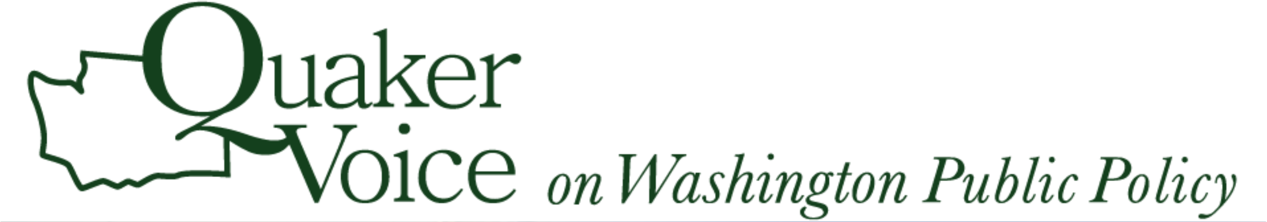 Quaker Voice on WA Public Policy logo