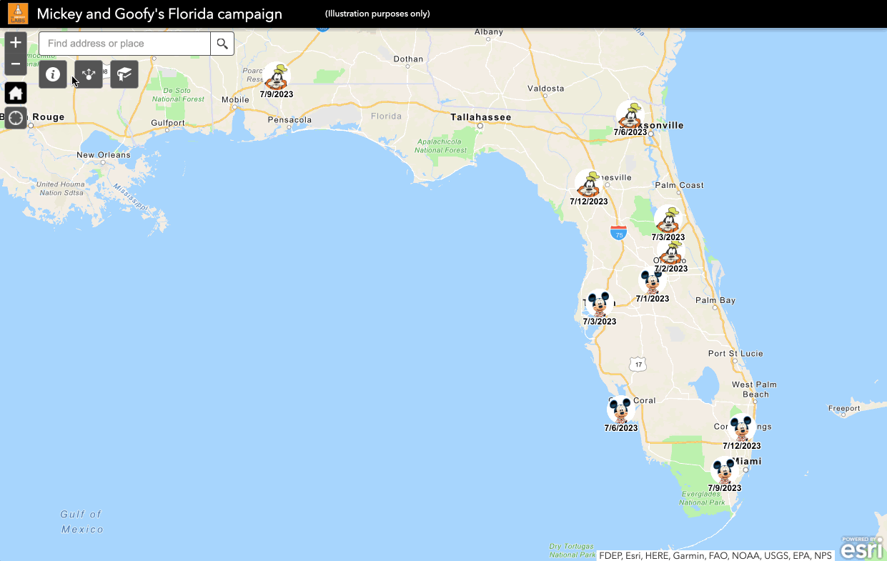 How to plan a multi-stop campaign trip better with a smart map